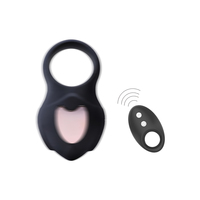 Männliche Potenzsteigerung Vibrations-Cockring zur Verzögerung der Ejakulation Silikon Wasserdicht IPX7 Eingebauter Akku Latexfrei für Männer 10 Geschwindigkeiten