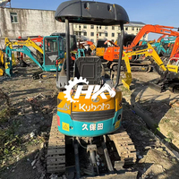 HANG KUI U17 1,7 toneladas 95% nuevo Original japonés con EPA,CE agrícola usado 17 Mini excavadora para excavar