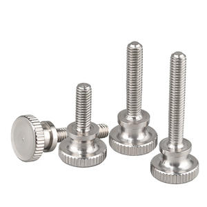 สกรูสเตนเลสสตีล304แบบขันด้วยมือสลักเกลียวสองชั้น M2M3M4M5M6-M10สกรูหัวใหญ่ - Product Image 1