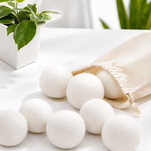 Boules <span class=keywords><strong>de</strong></span> séchage en <span class=keywords><strong>laine</strong></span> compatibles avec les huiles essentielles, réutilisables, écologiques, accessoires <span class=keywords><strong>de</strong></span> lavage - Product Image 3