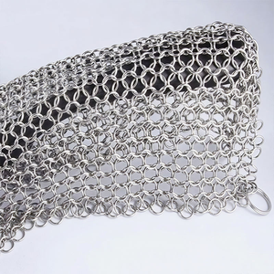 Estropajo de malla de acero inoxidable 316L para limpieza de vajillas, anillos de malla duraderos - Product Image 5