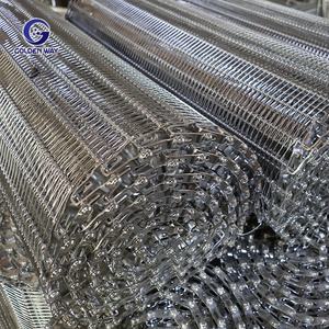 ระบบสายพานลำเลียงอาหารแบบตาข่ายลวดสแตนเลสไฟฟ้า สำหรับเครื่องทอดตอร์ติญ่า พร้อมระบบระบายความร้อน ราคาสำหรับอุตสาหกรรม - Product Image 6