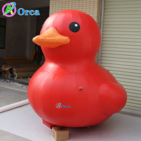 Canard gonflable géant en PVC jaune sur mesure, canard gonflable géant amusant, canard gonflable géant flottant sur l'eau en caoutchouc à vendre
