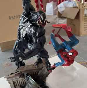 Statue en résine <span class=keywords><strong>Marvel</strong></span> Spider-Man contre <span class=keywords><strong>Venom</strong></span>, figurine de style bande dessinée, décoration d'intérieur, échelle <span class=keywords><strong>1</strong></span>/4, peinte à la main, cadeau pour collectionneur - Product Image 4