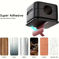 Soporte de Plástico Desmontable para Cables - Organizador de Cables Ajustable, Portátil y Duradero para Escritorio y Mesa
