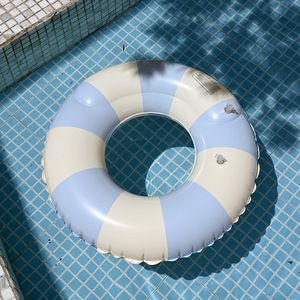 Flotador Inflable para Piscina con Doble Cámara de Aire y Diseño a Rayas para Niños y Adultos - Product Image 3