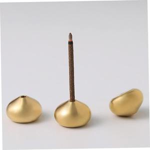 Brûleur d'encens traditionnel en laiton de grande qualité avec porte-cône, parfait pour les cônes d'encens, les bâtonnets et les utilisations d'aromathérapie - Product Image 2