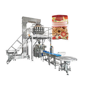 Linea di Confezionamento Automatica per Patatine 500g 1000g, Pesatrice Multitesta per Noci e Biscotti, Macchina Riempitrice e Sigillatrice per Sacchetti - Product Image 1