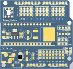 Carte d'extension de capteurs Arduino Nano, carte de broches numériques et analogiques, interface I2C UART SPI 3.3V 5V Servo pour projets de contrôle embarqué - Product Image 2