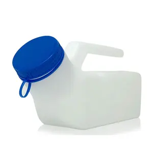 Bouteille urinaire masculine anti-fuite certifiée CE ISO13485 avec couvercle à vis phosphorescent, portable pour personnes <span class=keywords><strong>âgé</strong></span>es, hôpitaux et soins à domicile - Product Image 1