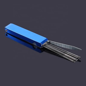 Herramientas de chorro de boquilla para dispositivos de soldadura, limpiador de punta de antorcha de Metal, soldadura de Gas, limpiador de soplete de corte, Lima de aguja de guitarra - Product Image 5