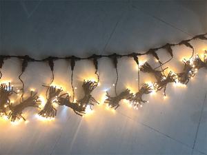 Festival de Navidad al aire libre luz decorativa impermeable 2*3M Luz de cortina led blanco cálido + flash blanco - Product Image 6