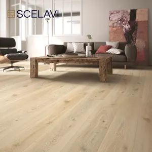 4mm 5mm Valinge Spc lantai kaku klik kunci Lvt lantai Pvc papan kayu stiker vinil lantai