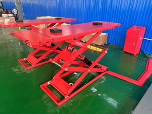 Elevador de Tijera Hidráulico Ultrafino de 3.5T y 4 Cilindros con Certificación CE, Elevador de Autos para Taller, Elevador de Tijera para Autos de Elevación Completa - Product Image 3