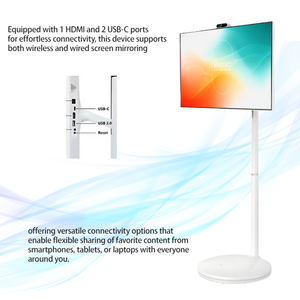 Téléviseur LED intelligent portable de 32 pouces 4K Android 14 <span class=keywords><strong>8</strong></span>+128 Go 60 Hz Écran tactile Moniteur blanc Caméra Magsafe 13 MP Batterie 10000 mAh - Product Image 6