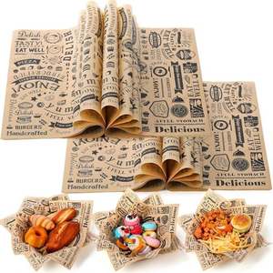 Papel Antigrasa Natural al por Mayor, Ecológico, para Panadería, Repostería, Pretzels, Brownies, Caramelos, Palomitas de Maíz - Product Image 3