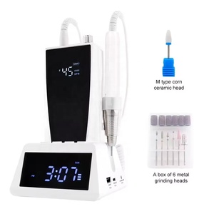 45000RPM High Speed Cordless Electric <b>Nail</b> Drill Machine 85w Brushless Electric <b>Nail</b> File <b>Nail</b> Supplies Manicure Tool with Clock - Product Image 4