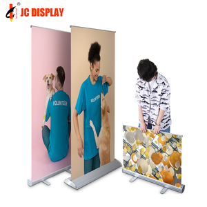 Dudukan Spanduk Gulung Murah Ukuran Standar Promosi 85X200 CM - Product Image 1