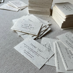 Fogli di Carta Artistica Piantabile con Semi di Verdure e Fiori Selvatici, Eco-Giardinaggio, Fai-da-Te, Artigianato, Stile Biglietto da Visita con Copertina Rigida - Product Image 3