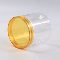 410ml personnalisé en gros PET Jar13oz 14oz pot alimentaire en plastique pour les bonbons alimentaires bocaux en plastique de qualité alimentaire bocaux en plastique bouchons