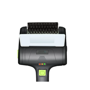 Brosse électrique sans fil pour barbecue avec manche en bois, idéale pour nettoyer les grilles, les carreaux et les baignoires, parfaite pour les pique-niques et le camping, barbecue sans fil - Product Image 3