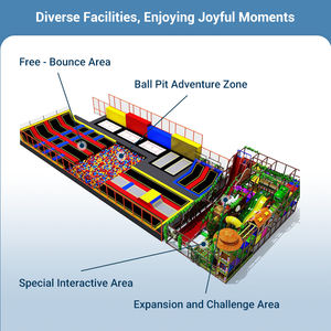 Équipements de <span class=keywords><strong>parc</strong></span> d'attractions pour enfants de grande taille et très résistants, divers équipements de <span class=keywords><strong>parc</strong></span> d'attractions, aire de jeux intérieure pour enfants, <span class=keywords><strong>parc</strong></span> de trampolines - Product Image 3