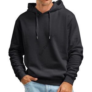 Algodón Mezcla de poliéster Hombres Sudadera con capucha 230G Peso pesado Transpirable Ecológico Suelto Casual Otoño Logotipo personalizado - Product Image 6
