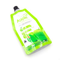 Pochette d'emballage de recharge personnalisée à prix d'usine pour teinture capillaire Pochette debout de forme stratifiée irrégulière spéciale en mylar avec bec