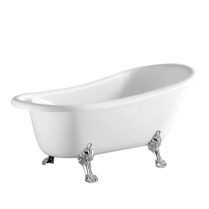 Elegant Designed Claw Foot Freestanding Standing Acrylic Bathtub