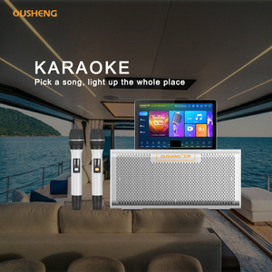 Altavoz de karaoke de pantalla inteligente todo en uno de alta calidad 2025 con 2 micrófonos para fiestas - Product Image 2