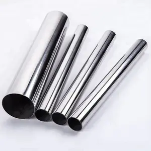 Wide Application SUS ASTM CE Standard Stainless Steel 316L Grade Mirror Finish Round Tube for Mall Apartment Hotel