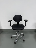 Chaise ergonomique pour hygiéniste dentaire, tabouret de dentiste et tabouret d'assistant, chaise mobile réglable pour dentiste avec dossier large