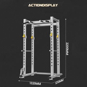 Máquina Smith Multifuncional, Soporte para Sentadillas, Ejercicio <span class=keywords><strong>de</strong></span> Cadera, Equipo <span class=keywords><strong>de</strong></span> Gimnasio Completo para Entrenamiento <span class=keywords><strong>de</strong></span> Fuerza en Casa - Product Image 1
