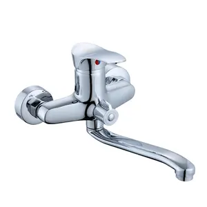 Swiveling Brass Spout Sink Kitchen Bathtub Shower Faucet Bath Taps Mixer