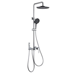 Juego de Ducha de Acero Inoxidable Contemporáneo Europeo, Cabezal de Ducha de Lluvia de Cerámica para Uso en Hoteles, Grifo de Baño Moderno con Acabado Europeo - Product Image 2