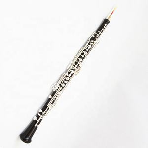 Oboe professionnel en Do, clés argentées, corps en ébène, <span class=keywords><strong>instrument</strong></span> à vent, étui rigide OEM pour joueur d'oboé - Product Image 1