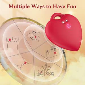 A forma di cuore giocattoli sessuali App vibratori per donne all'ingrosso di san valentino regali erotici Mini giocattoli sessuali discreti collane vibranti - Product Image 4