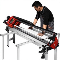 Machine de découpe automatique de carreaux et de pierres 800-1200MM, découpeuse de granit portable à engrenages motorisés, machine de découpe de porcelaine à 45 degrés 110/220V facile à utiliser