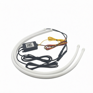 Feux de jour flexibles RGB 12V pour voiture, feux de signalisation décoratifs DRL, commande par application, 30CM 45CM 60CM 75CM - Product Image 1