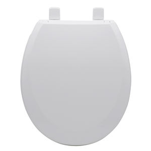 ANGEL Couvercle de siège de toilette moderne blanc en PP, fermeture douce, installation facile, pour <span class=keywords><strong>WC</strong></span> américain adulte, garantie 1 an - Product Image 2