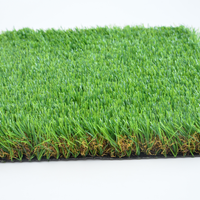 Gazon artificiel en rouleau de haute densité 40 mm, couleur verte, avec support PP+PE et 175 points/m pour jardin extérieur