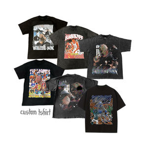 T-Shirt Oversize da Uomo in 100% Cotone 230GSM Pesante con Logo Personalizzato, Lavaggio Vintage e Acid Wash - Product Image 2