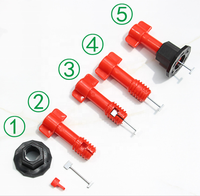 Nouveau système de nivellement des carreaux réutilisables, outils de niveau réglables avec bulle de niveau
