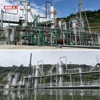Machine de recyclage de pétrole usagé à haut rendement pour transformer l'huile de pneus en pétrole combustible à base de plastique ou en diesel ou en essence