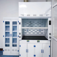 Hotte à fumées canalisée en polypropylène pour laboratoire scolaire de 1800 mm