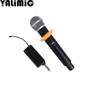 Новый дизайн, многоканальный беспроводной микрофон YALIMIC со светодиодной подсветкой, легкий металл и пластик для конференц-связи - Product Image 1