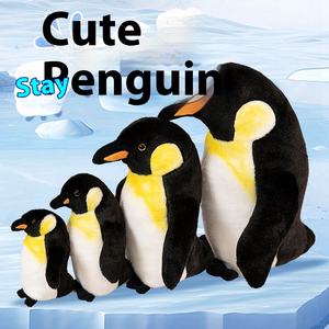 Pingüino Emperador Realista de Peluche, Lindo y Suave Juguete de Pingüino Antártico para Niños, Alivio del Estrés, Algodón PP - Product Image 5