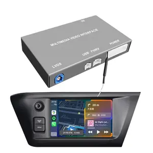 Kabel nirkabel Android adaptor otomatis portabel kotak Mobil Ai Carplay untuk