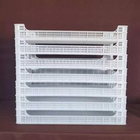 En gros, bac de séchage et chariot de transport en plastique perforé, empilable, durable, écologique et recyclable pour le stockage logistique
