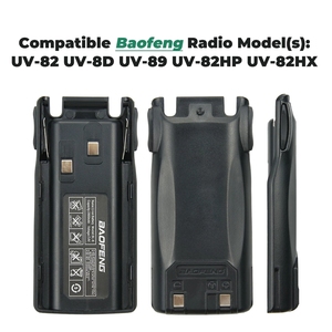 BaoFeng 2800mAh 7.4V 純正リチウムイオンバッテリー BL-8 (宝峰 UV-82、UV-82L、UV-8D、UV-89、UV-82HP、UV-82HX 無線機用) - Product Image 3